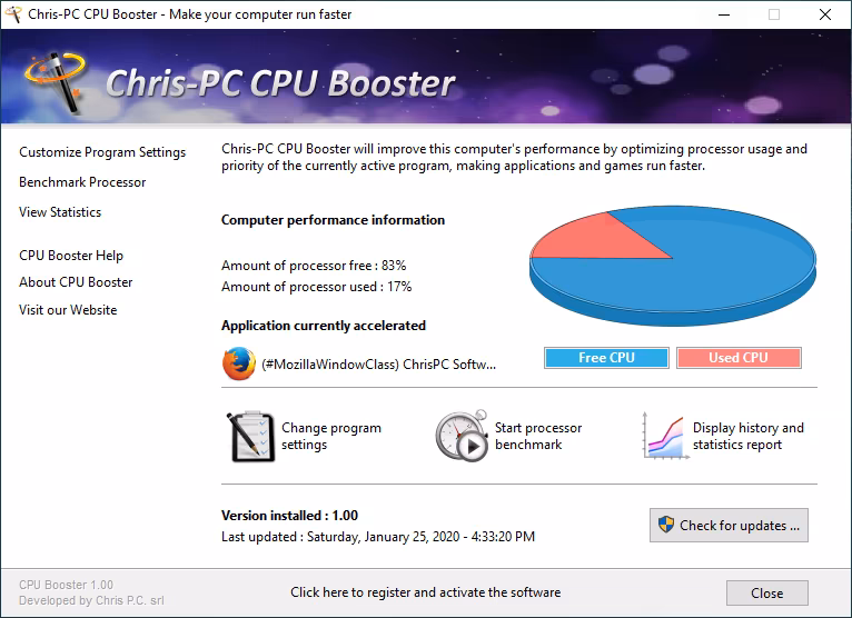Chris-PC CPU Booster 3.26.0812