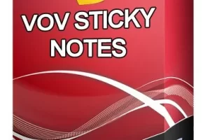 VovSoft Sticky Notes 10.8 桌面便签软件，高效管理任务提醒