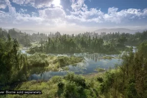 PCG 生物群落：森林杨树 – PCG Biome: Forest Poplar (Interactive Foliage, Trees, Wind System, Nature)