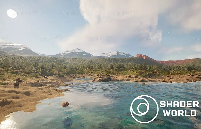 程序化景观生成器-Shader World : procedural landscape, ocean, foliage v3.9.99