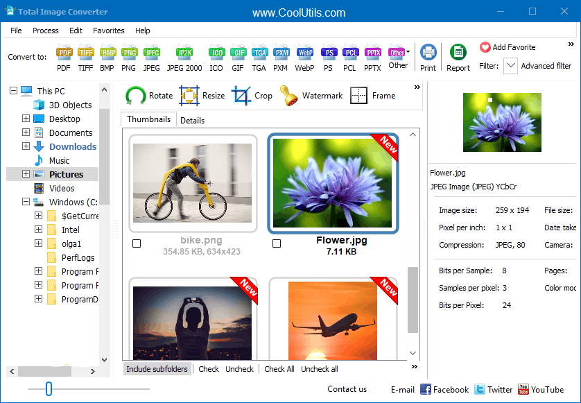 CoolUtils Total Image Converter 8.5.0.338 Multilingual 图片批量转换