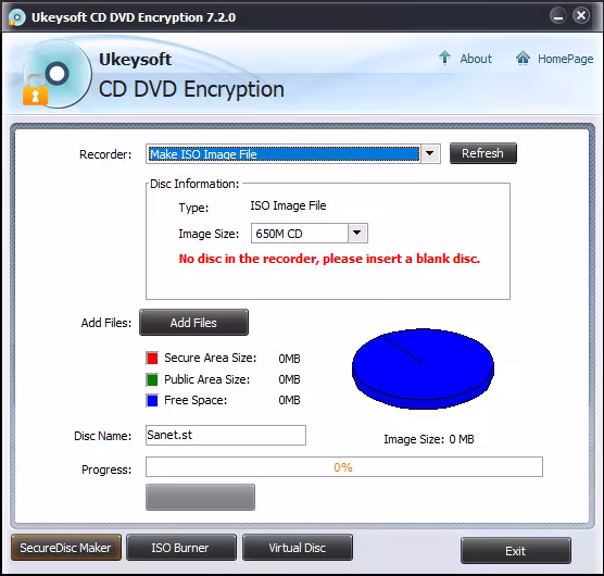 UkeySoft光盘加密软件7.3-保护CD/DVD数据安全
