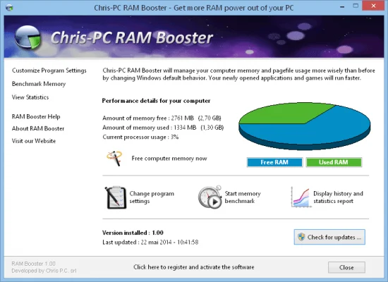 Chris-PC RAM Booster 7.26.0812