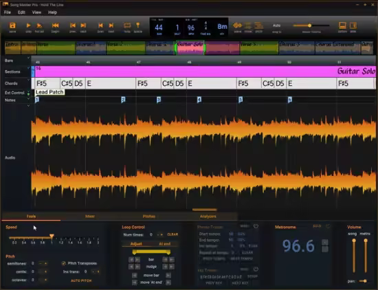 AI扒谱神器Song Master Pro 5.0.02：自动识别和弦节拍，轻松学歌