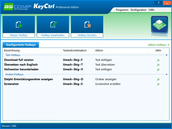 KeyCtrl Professional 2.201 Multilingual