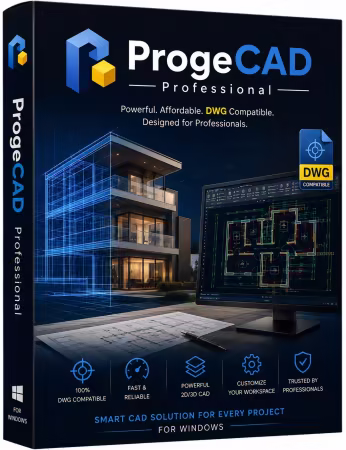 progeCAD 2027 Professional：高效DWG兼容CAD软件，永久授权新升级