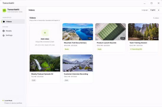 TranscribeKit 1.2.0