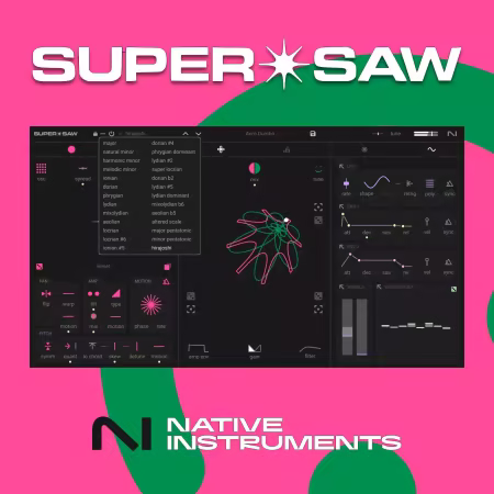 Native Instruments SuperStarSaw：A.G. Cook 联名超级锯齿波合成器