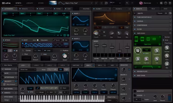 Ultra v1.1.4 旗舰虚拟合成器发布，Nigel Stanford 七年打造