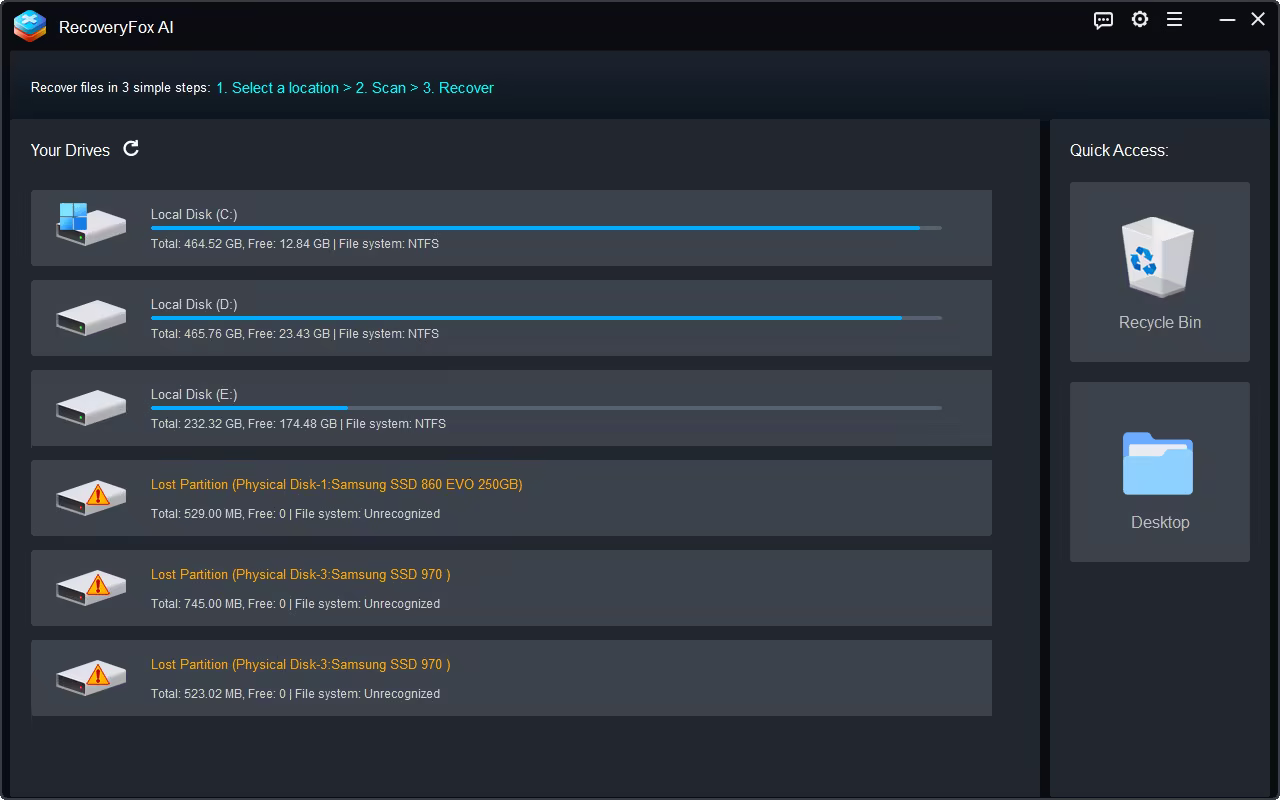 RecoveryFox AI Data Recovery Premium 2.5 Multilingual