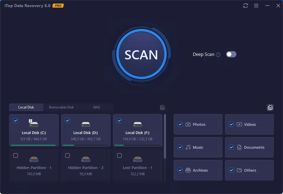 iTop Data Recovery Pro 6.4.0.959 Multilingual