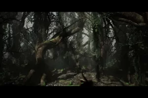 扭曲缠绕树木暗黑藤蔓场景 Twine Trees
