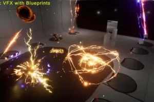 闪电特效带蓝图 Electric FX with Blueprint