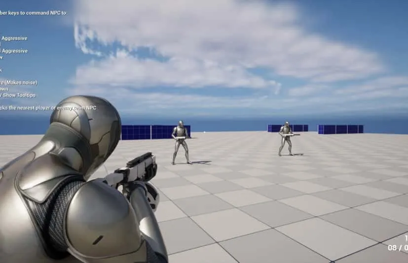 射击游戏创建系统蓝图 Plug and Play Shooter AI