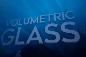 玻璃鱼缸容器体积模拟隧道水下材质 Volumetric Glass