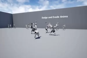 躲避逃避躲闪动画合集 Dodge and Evade Anims