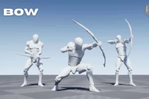 射箭动捕动画包 Bow MocapAnimPack