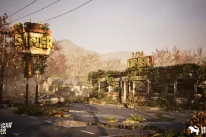 末日美国餐厅 – Post-Apo American Diner Environment