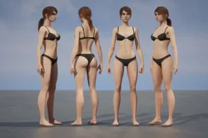基础女性模型 – BaseMeshFemale