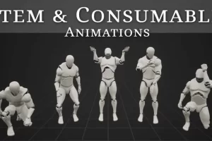 物品道具拾取动画包 Item & Consumable Animations