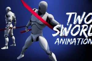 双剑双刀战斗动作动画包 Two Sword AnimSet