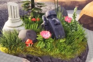 3D风格化手绘环境资产包 – 3D Stylized Handpainted Environment Asset Pack