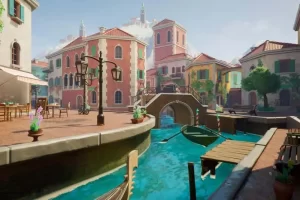 风格化意大利城镇 – Stylized Italian Town