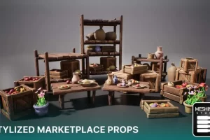 风格化市场道具 – Stylized Marketplace Props