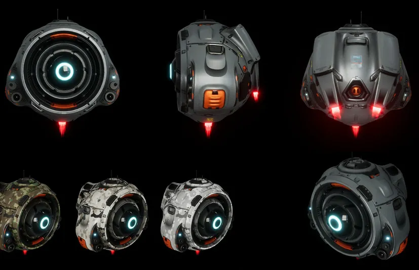 科幻探测无人机 - Sci-fi Survey Drones