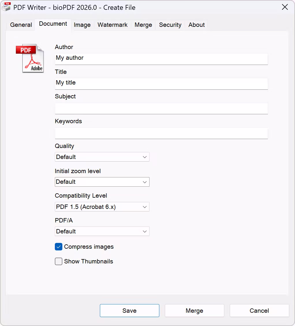 BioPDF PDF Writer 2026.1.0.3002 x64 Multilingual