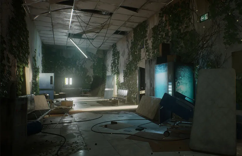 废弃的后启示录医院环境 - Abandoned Post - Apocalyptic Hospital Environment