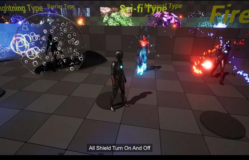 可自定义盾牌护盾魔法视觉粒子特效 - Shield VFX v2