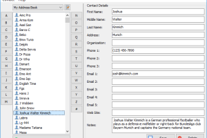 VovSoft Contact Manager 2.2：轻量级 Windows 联系人管理工具