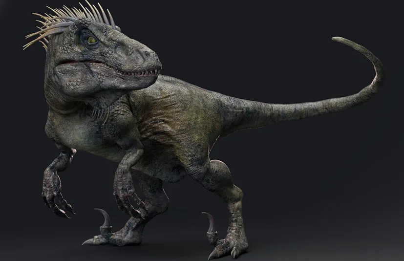 侏罗纪犹他迅猛龙恐龙动画模型 UtahRaptor