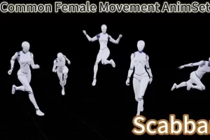 普通女性运动动画 Common Female Movement AnimSet