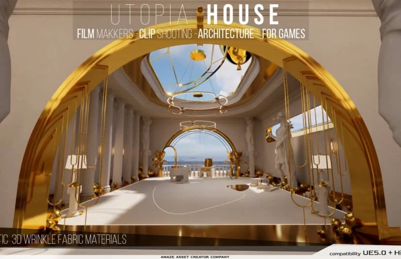 乌托邦幻想室内房屋建筑场景 - UTOPIA HOUSE