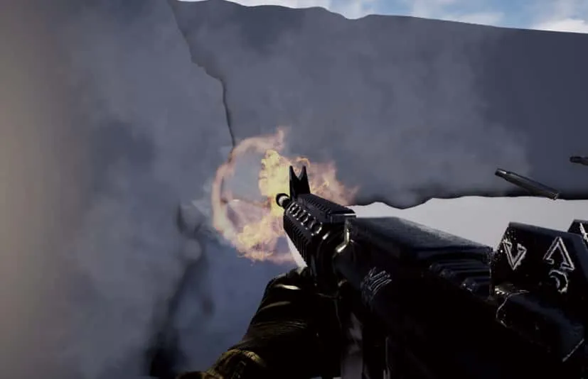 开枪子弹火花特效 Niagara Muzzle Flash & Ejection VFX