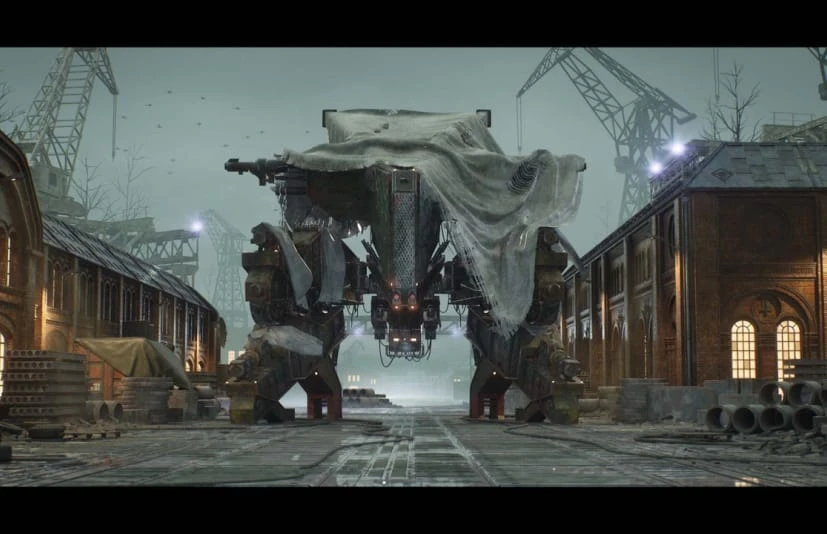 老旧造船厂道具模型 - Old Shipyard