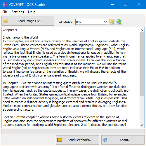 VovSoft OCR Reader 4.3