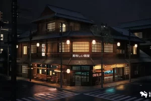 日本拉面餐厅环境场景 Ramen Restaurant Environment