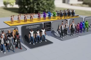 风格化的男性与女性 – 含资源与用户界面 Stylized Males and Females – with assets and UI