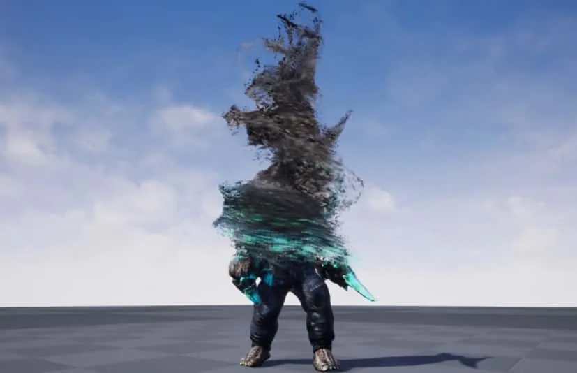 人物吸收消散视觉特效 UE5 Character Absorb VFX