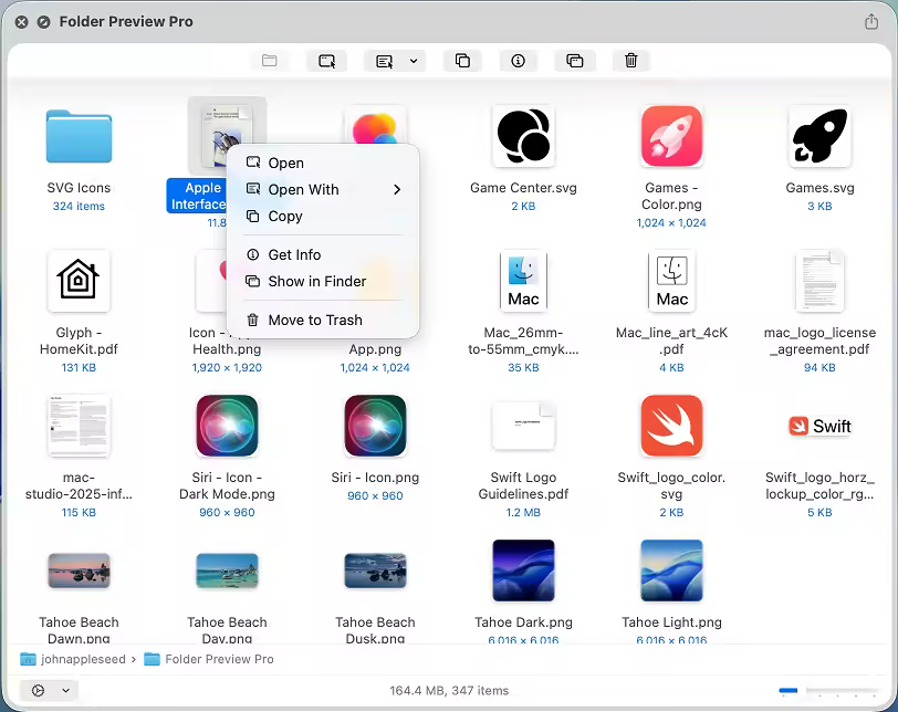 Folder Preview Pro 3.0：macOS文件夹压缩包预览利器