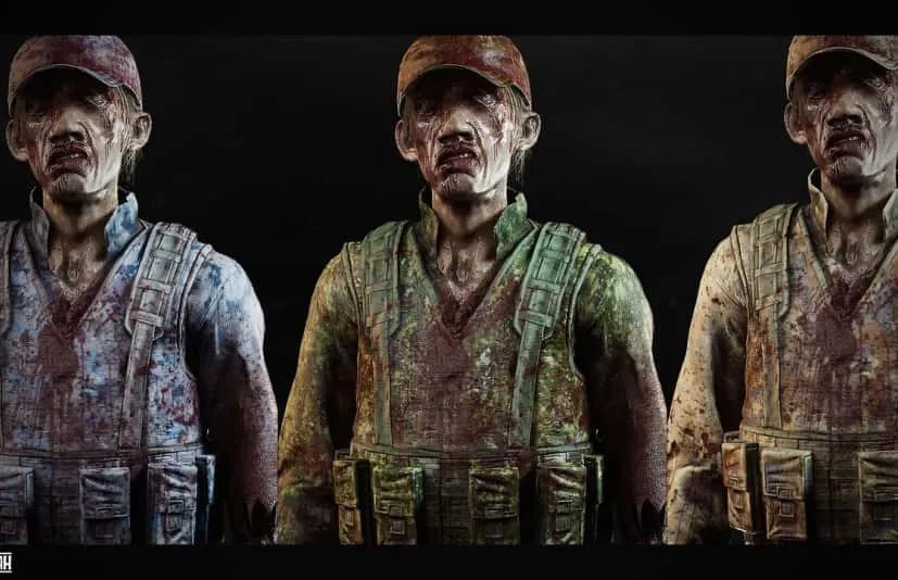 丧尸军团游戏角色模型 Zombie - Army Soldier