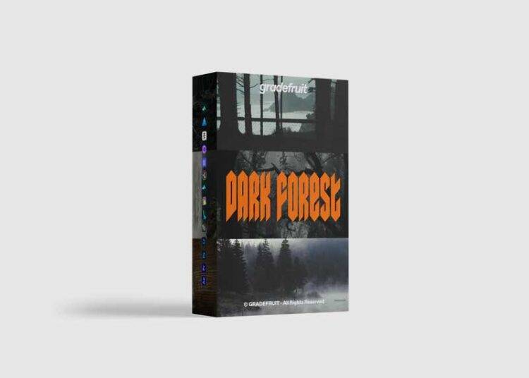Dark Forest LUTs调色预设与LR预设 电影暗黑森林绿色棕色调色