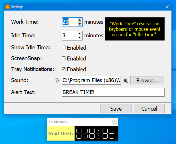 VovSoft Health Break Reminder 2.4 Multilingual