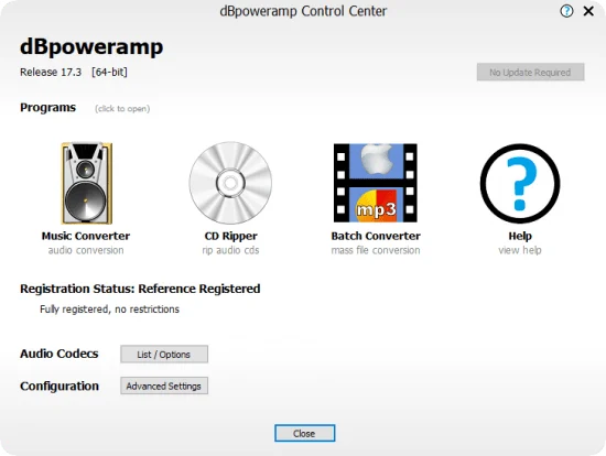 dBpoweramp Music Converter 2026.09.13 Reference