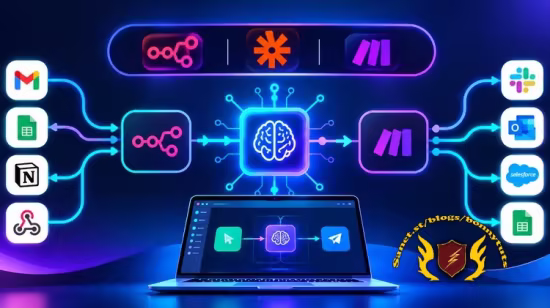 AI自动化实战：用n8n、Zapier与Make打造智能工作流