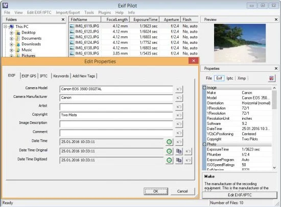 Exif Pilot 6.29
