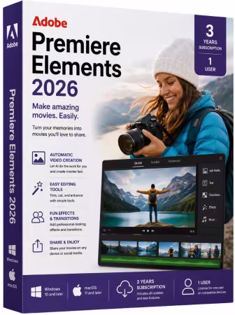 Adobe Premiere Elements 2027 v27.0 x64 Multilingual